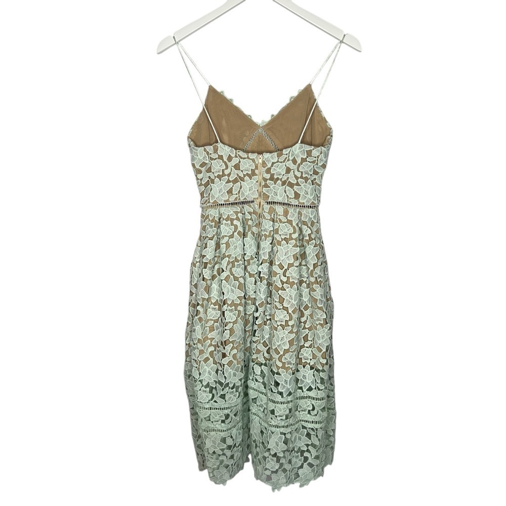 Self Portrait Azalea Dress Mint Green Size 2 NEW - Picture 8 of 16